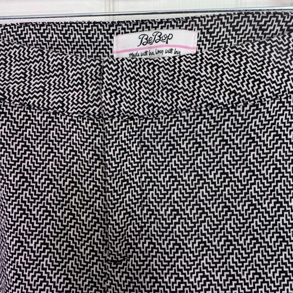 BEBOP | Tweed Pants | Black/White | Rayon Blend | Size 11 - Picture 4 of 16